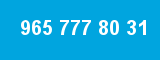 965 777 80 31 965 777 80 31